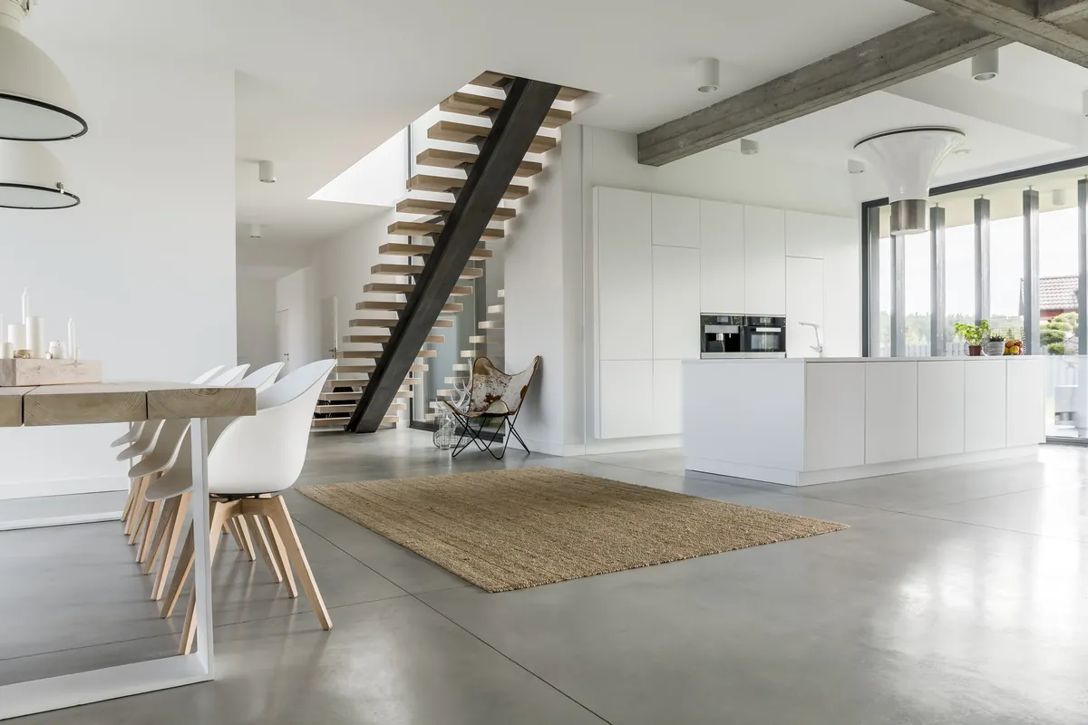 Single Mono Stringer Stairs